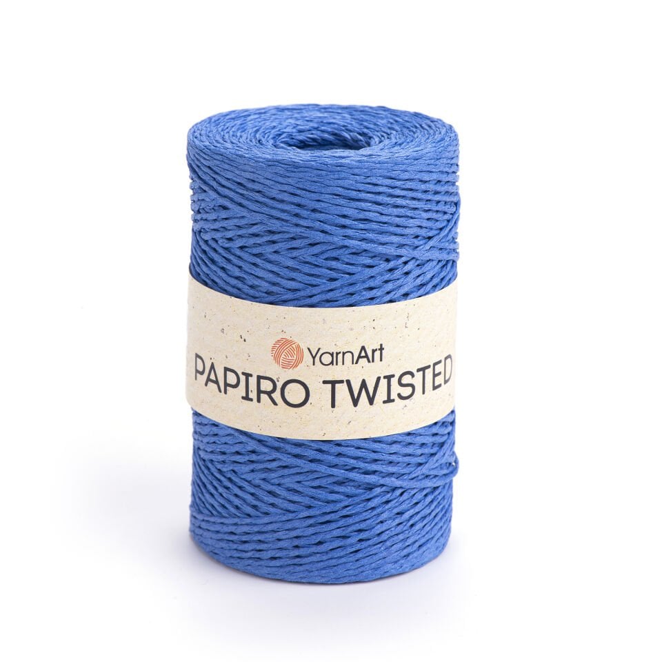 YARNART PAPIRO TWISTED - KAĞIT İP MAVİ - 1325
