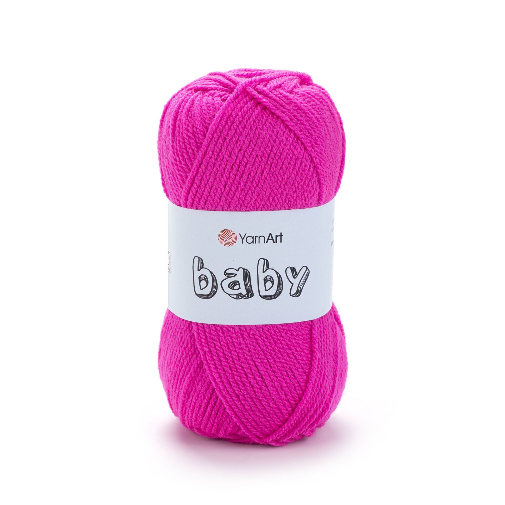 YARNART BABY - BEBEK EL ÖRGÜ İPİ FOSFORLU PEMBE - 174