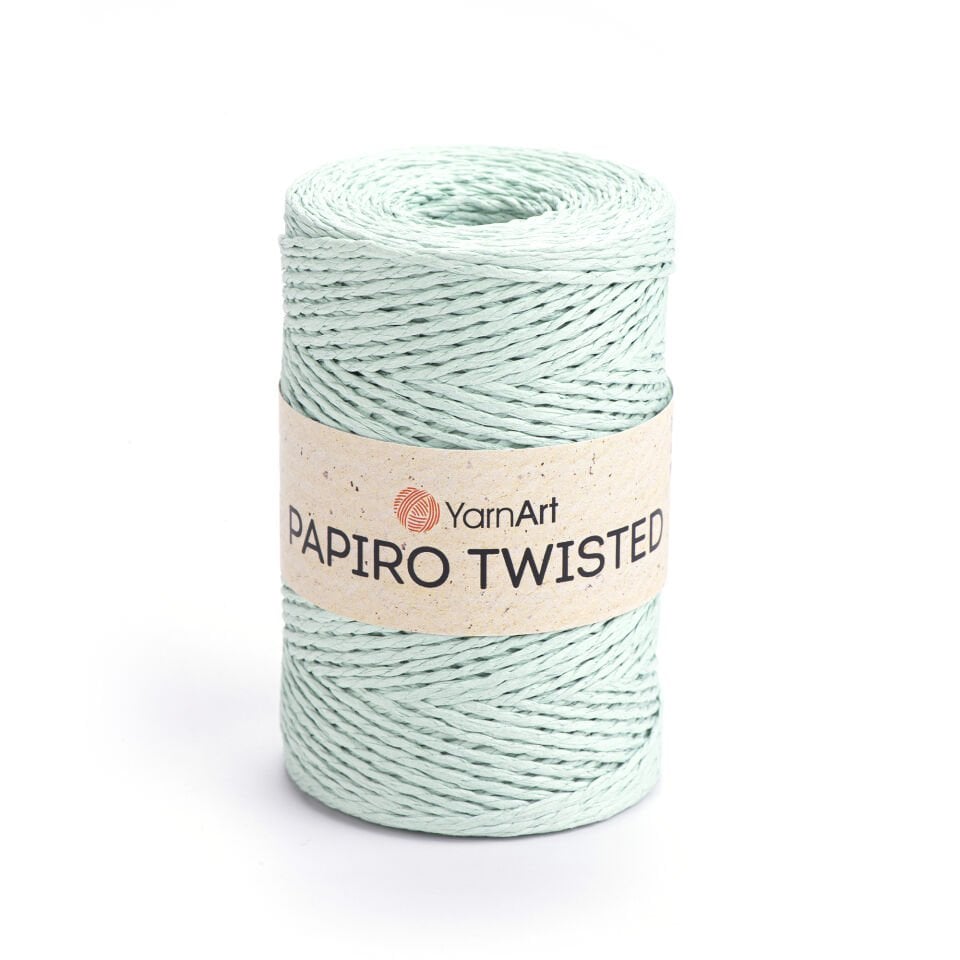 YARNART PAPIRO TWISTED - KAĞIT İP MİNT YEŞİLİ - 1323