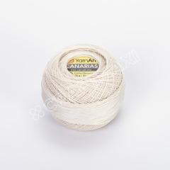 YARNART CANARIAS - MERSERİZE DANTEL İPİ KREM - 6194