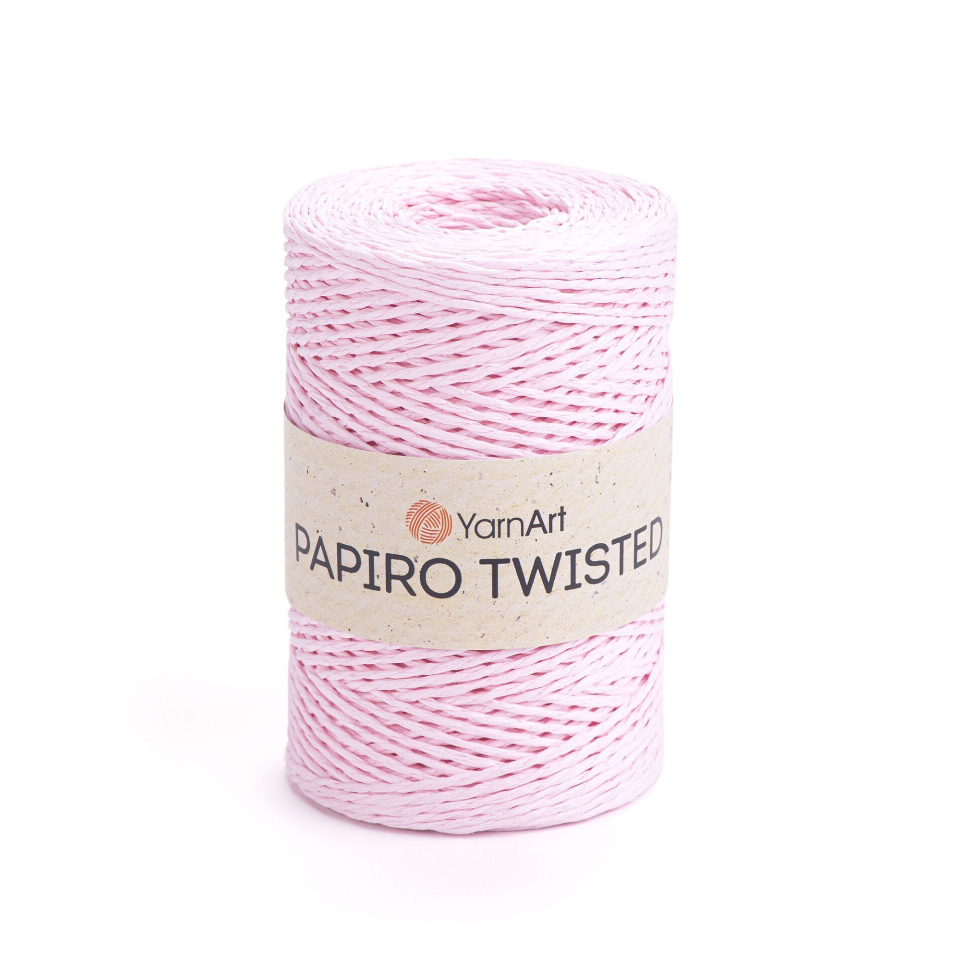YARNART PAPIRO TWISTED - KAĞIT İP PEMBE - 1318