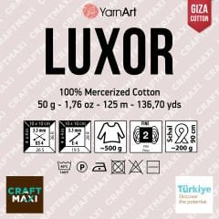 YARNART LUXOR - EL ÖRGÜ İPİ GRİ - 1217