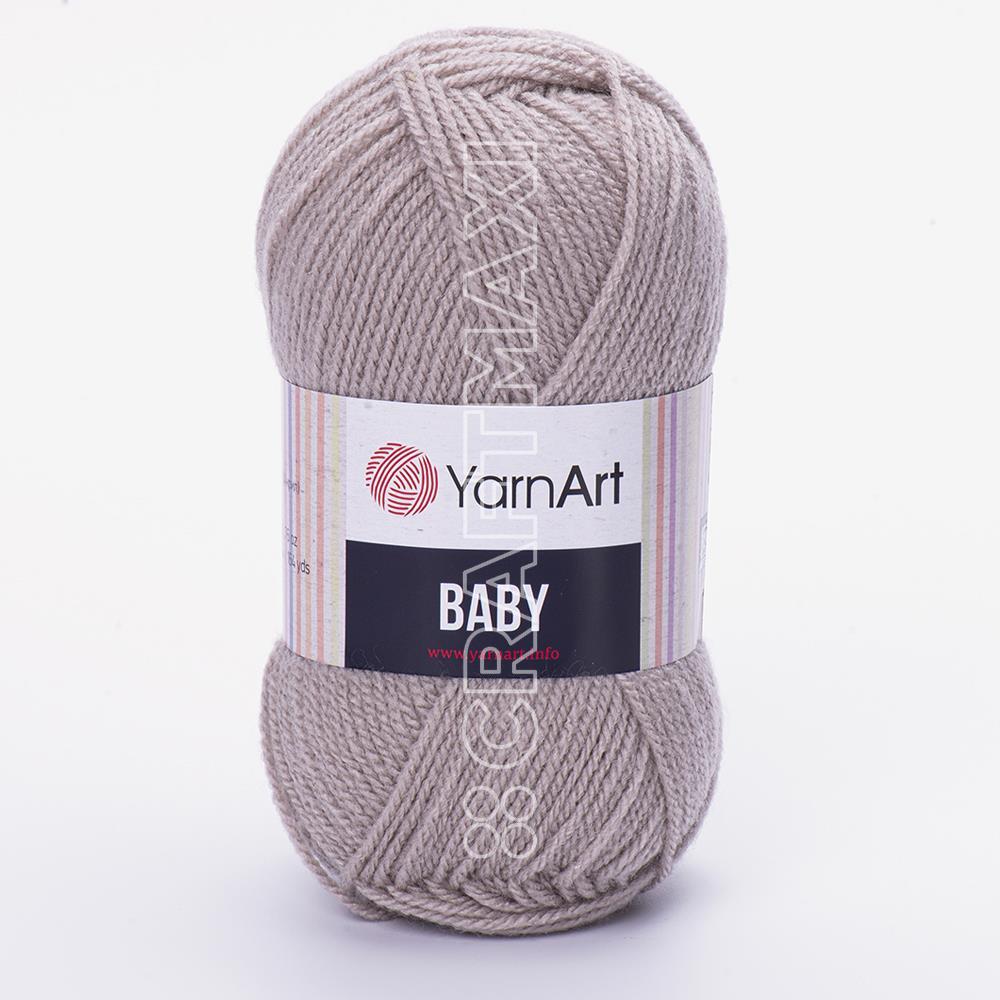 YARNART BABY - BEBEK EL ÖRGÜ İPİ KUM BEJİ - 857