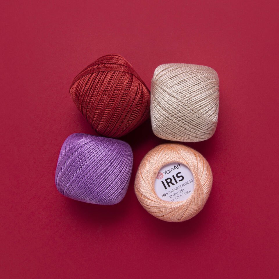 YARNART IRIS - MERSERİZE DANTEL İPİ