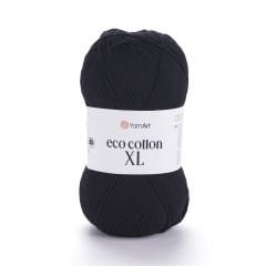 YARNART ECO COTTON XL - EL ÖRGÜ İPİ SİYAH - 761