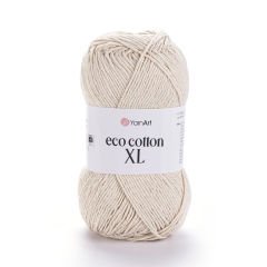 YARNART ECO COTTON XL - EL ÖRGÜ İPİ KREM - 762