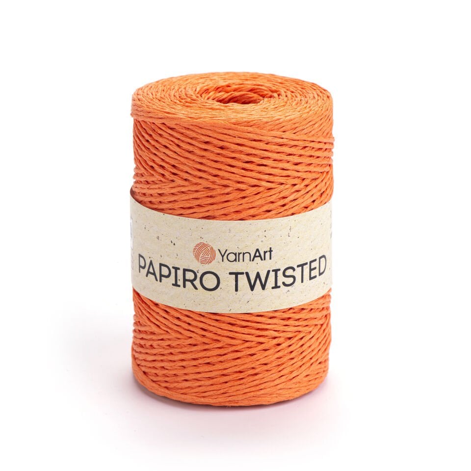 YARNART PAPIRO TWISTED - KAĞIT İP TURUNCU - 1317
