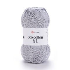 YARNART ECO COTTON XL - EL ÖRGÜ İPİ GRİ - 763