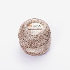 YARNART CAMELLIA - SİMLİ DANTEL İPİ BEJ - 418