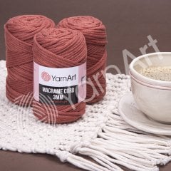 YARNART MACRAME CORD 3 MM - MAKROME EL ÖRGÜ İPİ PETROL YEŞİLİ - 783