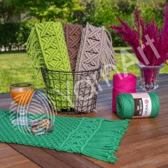 YARNART MACRAME CORD 3 MM - MAKROME EL ÖRGÜ İPİ HARDAL - 796