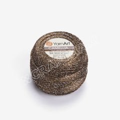 YARNART CAMELLIA - SİMLİ DANTEL İPİ KAHVERENGİ - 422