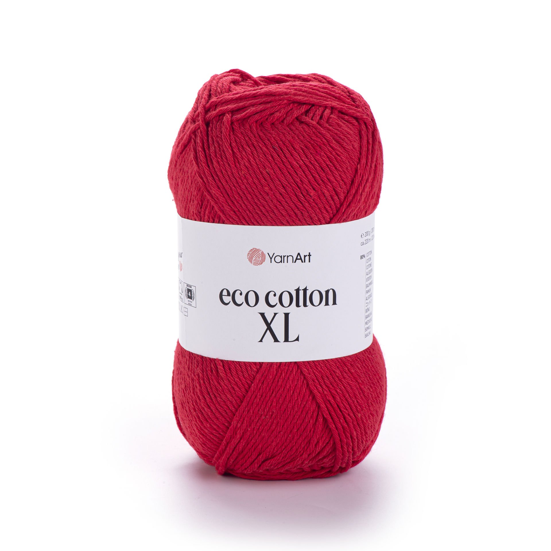 YARNART ECO COTTON XL - EL ÖRGÜ İPİ KIRMIZI - 769