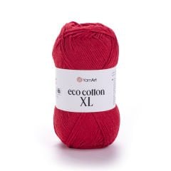 YARNART ECO COTTON XL - EL ÖRGÜ İPİ KIRMIZI - 769
