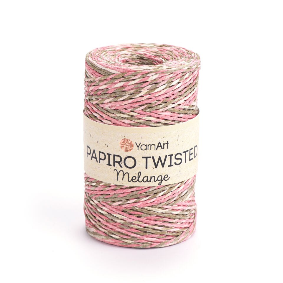 YARNART PAPIRO TWISTED MELANGE - EBRULİ KAĞIT İP EBRULİ - 2301