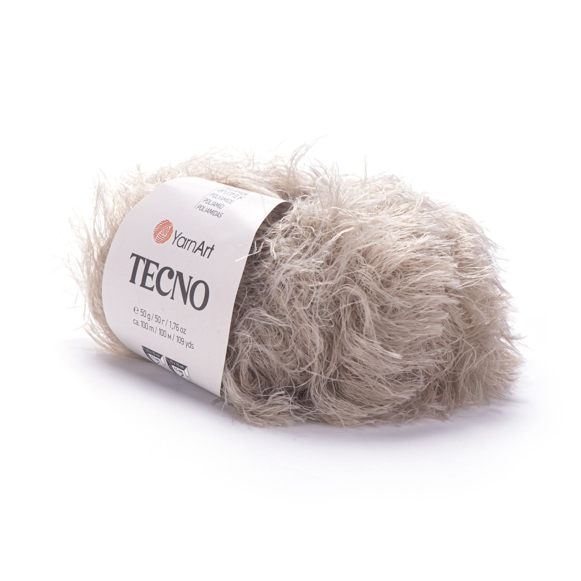 YARNART TECNO - TÜYLÜ EL ÖRGÜ İPİ KOYU KREM - 41
