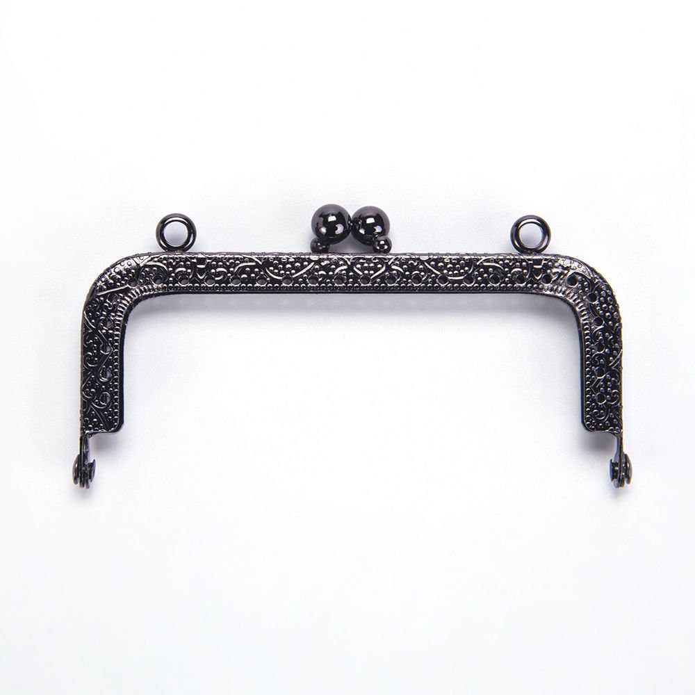 DİKDÖRTGEN DELİKLİ BURS 10,5 CM SİYAH