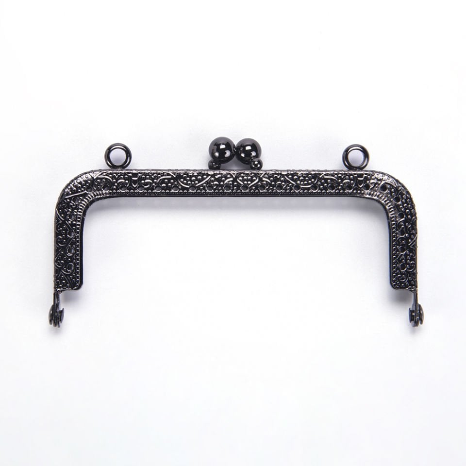 DİKDÖRTGEN DELİKLİ BURS 10,5 CM SİYAH