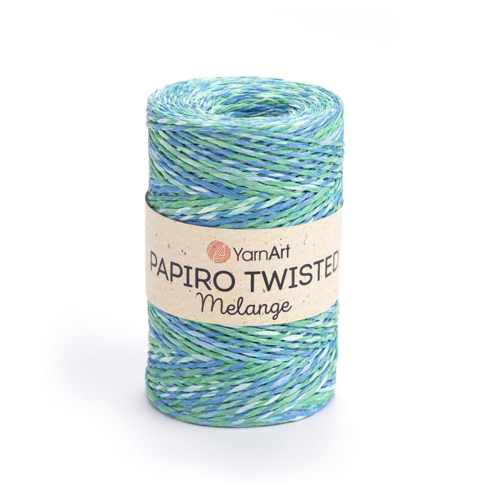 YARNART PAPIRO TWISTED MELANGE - EBRULİ KAĞIT İP EBRULİ - 2303