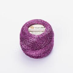 YARNART CAMELLIA - SİMLİ DANTEL İPİ MOR - 425