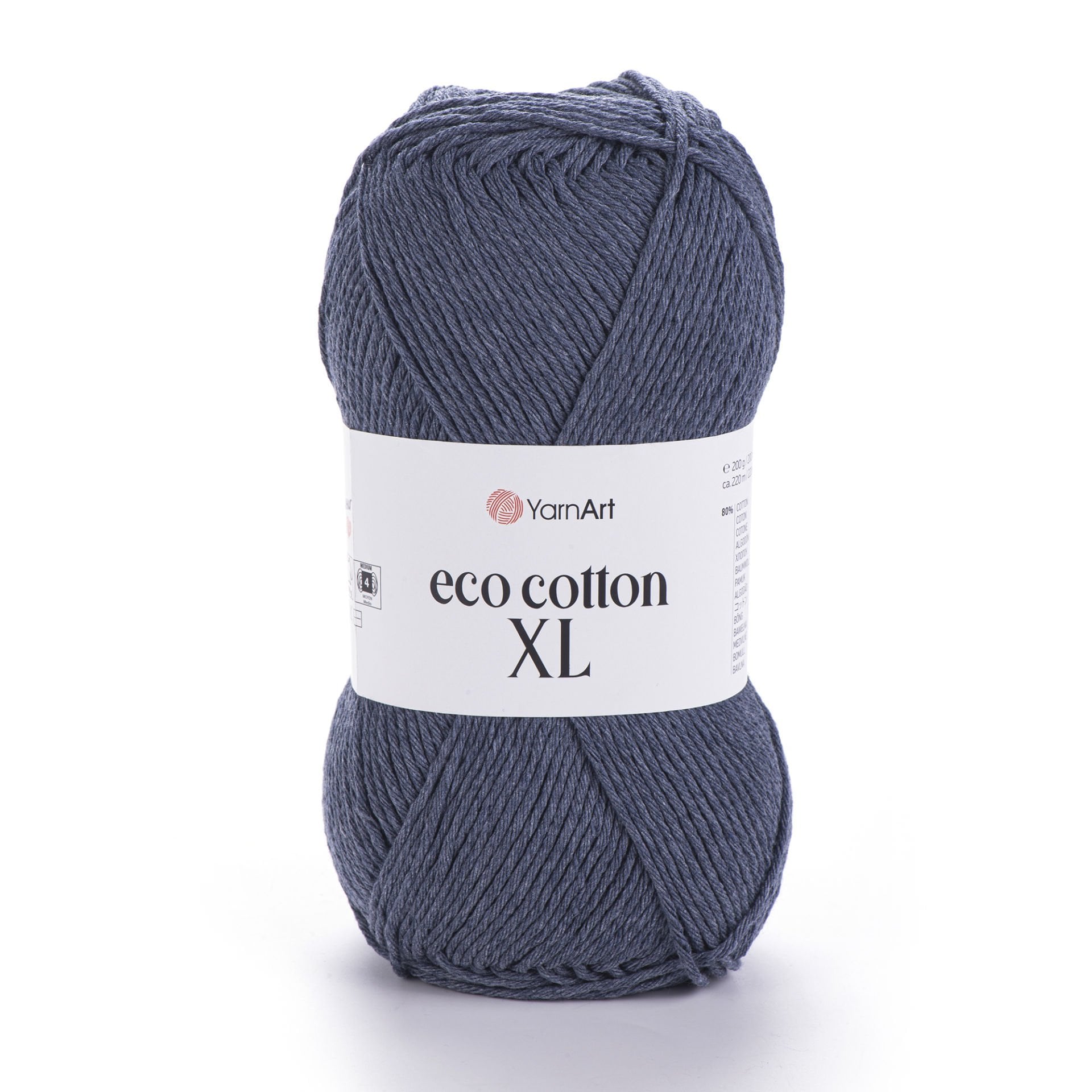 YARNART ECO COTTON XL - EL ÖRGÜ İPİ KOT MAVİSİ - 773