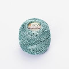 YARNART CAMELLIA - SİMLİ DANTEL İPİ SU YEŞİLİ - 427