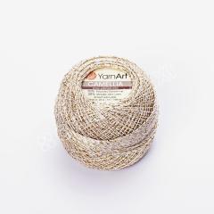 YARNART CAMELLIA - SİMLİ DANTEL İPİ KREM - 430