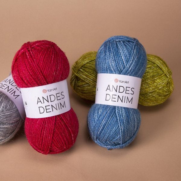 YARNART ANDES DENIM - ÖRGÜ İPİ SİYAH - 5102