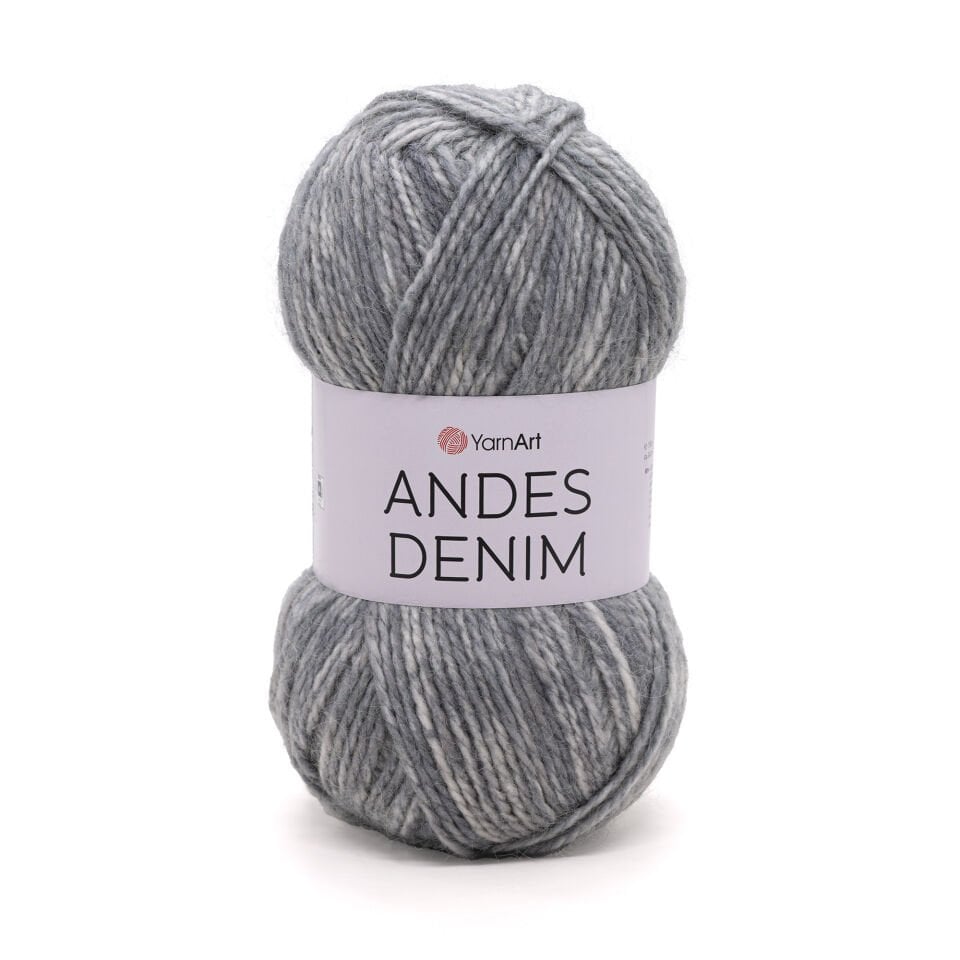 YARNART ANDES DENIM - ÖRGÜ İPİ GRİ - 5103