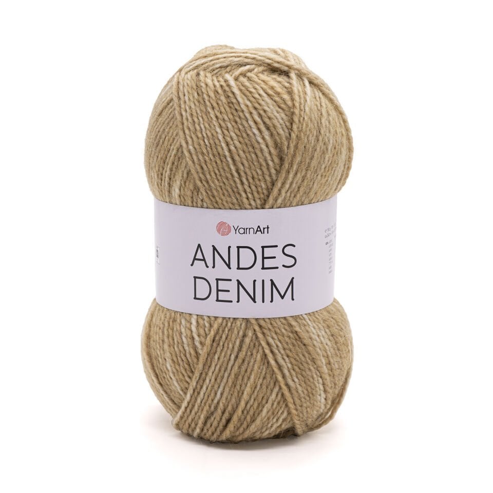 YARNART ANDES DENIM - ÖRGÜ İPİ KAHVERENGİ - 5105