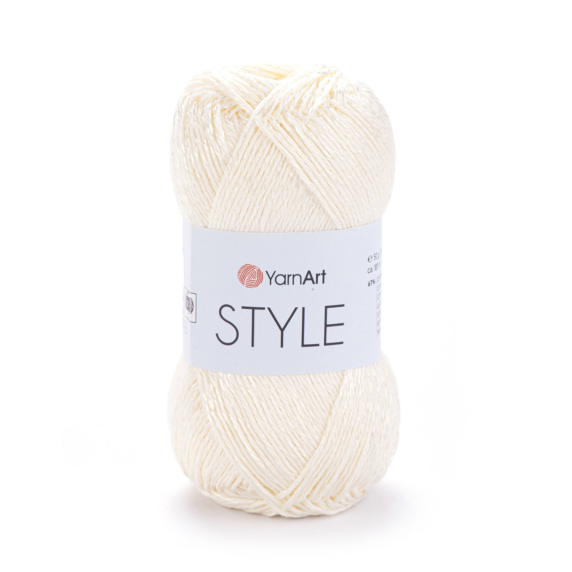 YARNART STYLE - PARLAK EL ÖRGÜ İPİ KREM - 652
