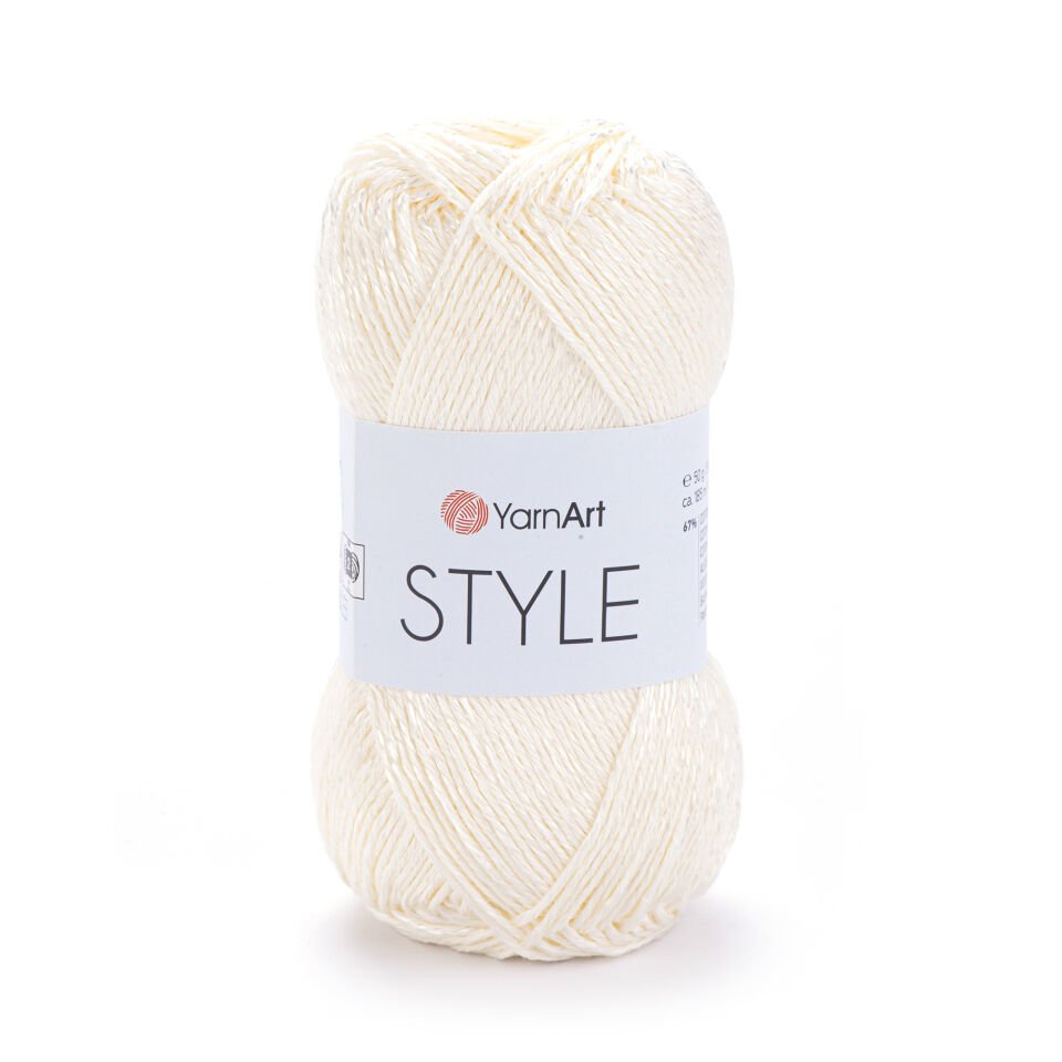 YARNART STYLE - PARLAK EL ÖRGÜ İPİ KREM - 652