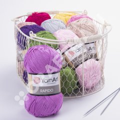 YARNART RAPIDO - EL ÖRGÜ İPİ ZEYTİN YEŞİLİ - 674