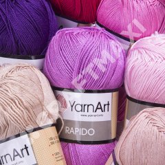 YARNART RAPIDO - EL ÖRGÜ İPİ MOR - 682