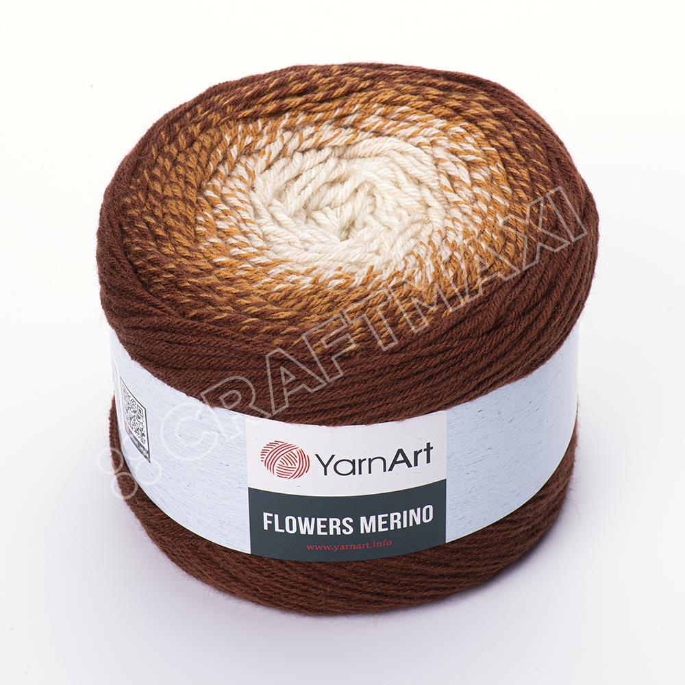 YARNART FLOWERS MERINO - EBRULİ EL ÖRGÜ İPİ EBRULİ - 537