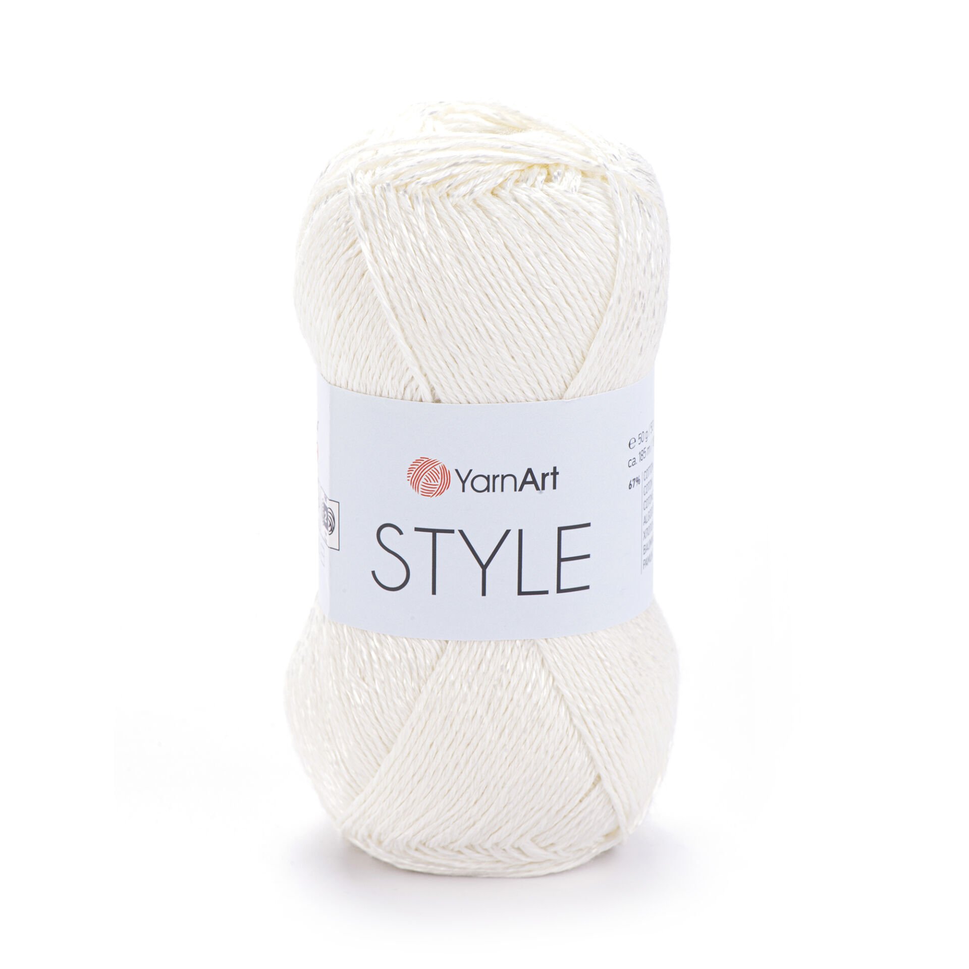 YARNART STYLE - PARLAK EL ÖRGÜ İPİ KIRIK BEYAZ - 653