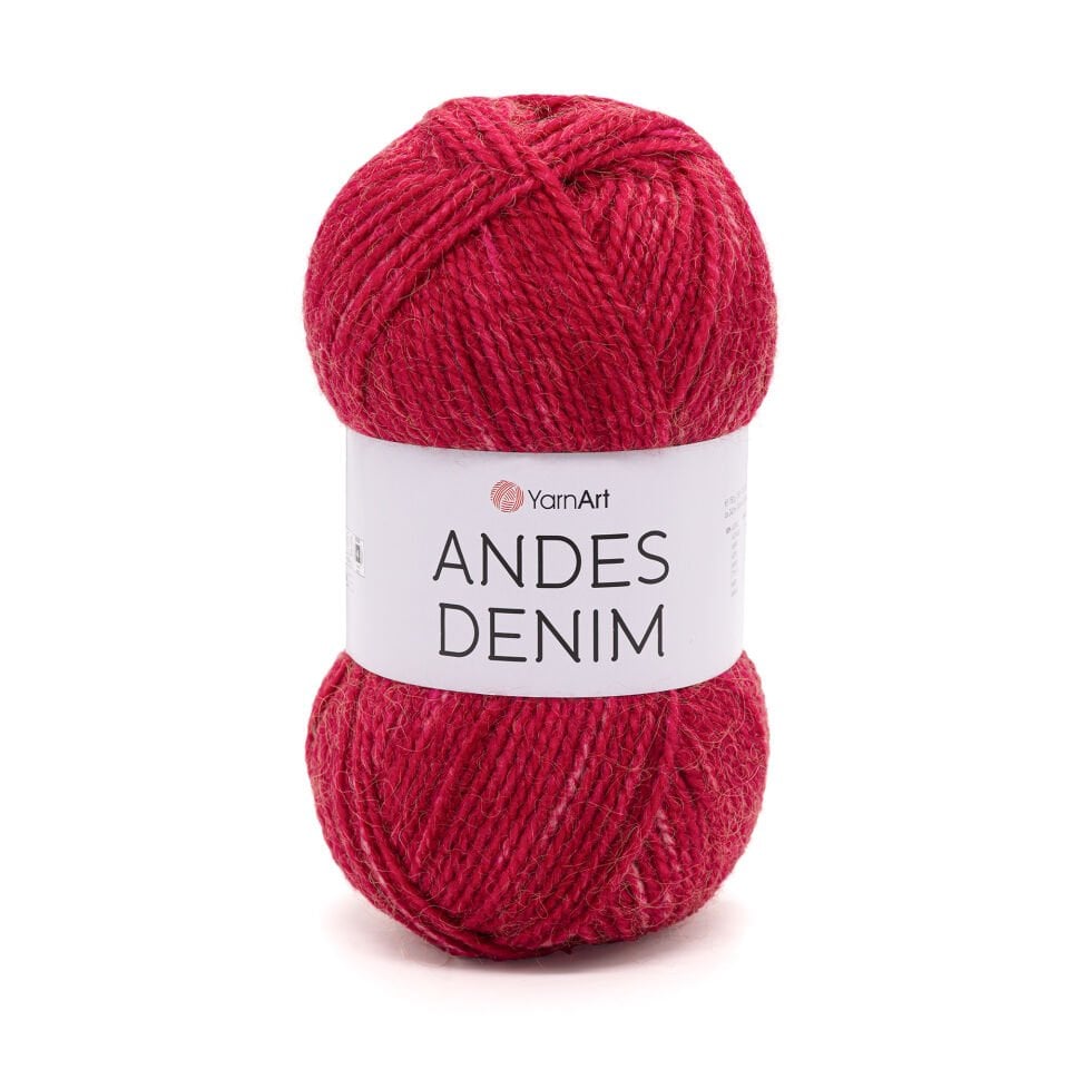 YARNART ANDES DENIM - ÖRGÜ İPİ KIRMIZI - 5113