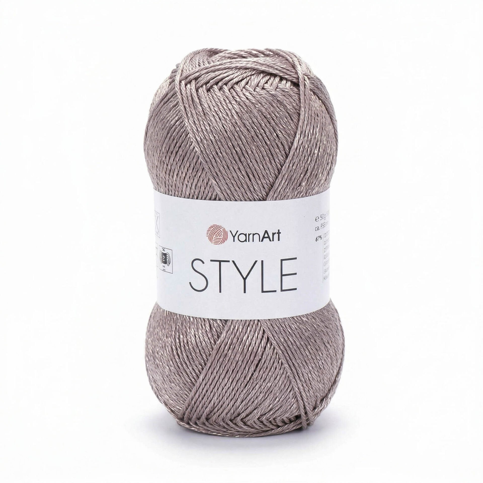 YARNART STYLE - PARLAK EL ÖRGÜ İPİ VİZON - 655