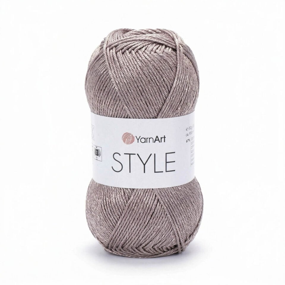 YARNART STYLE - PARLAK EL ÖRGÜ İPİ VİZON - 655