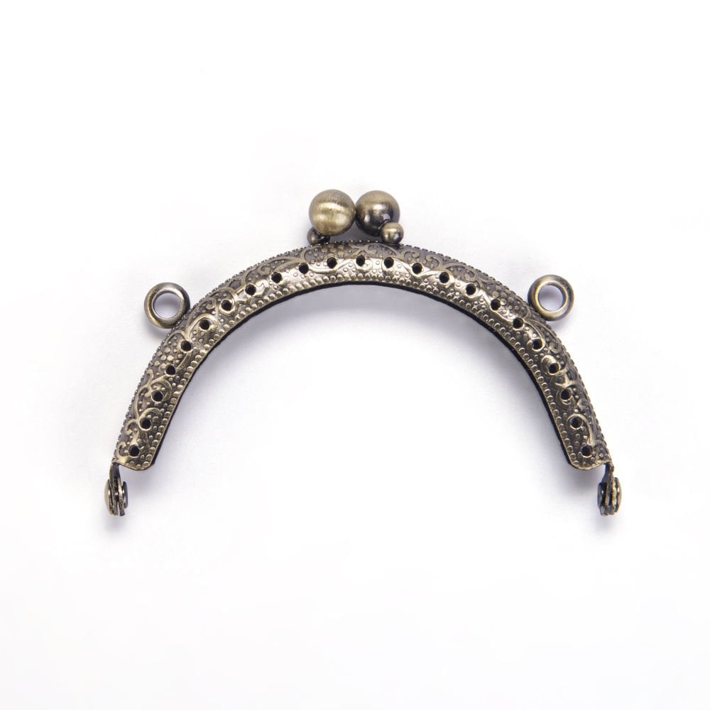 OVAL DELİKLİ BURS 8,5 CM BRONZ