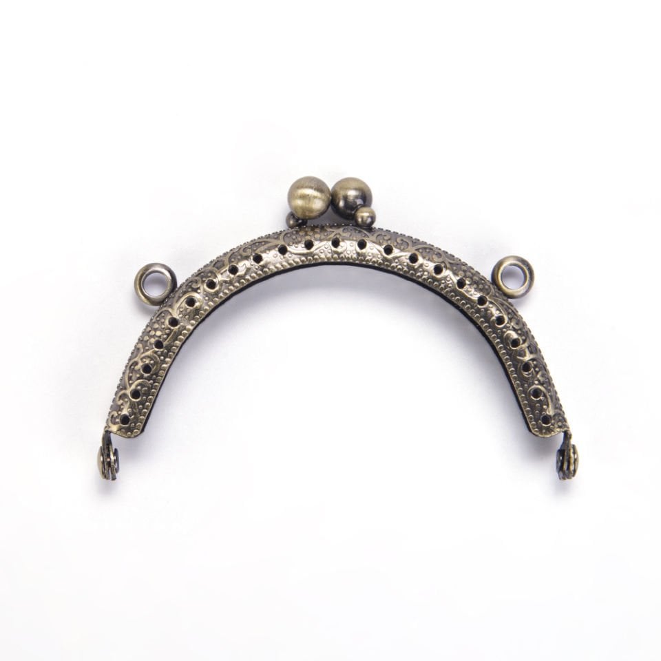 OVAL DELİKLİ BURS 8,5 CM BRONZ