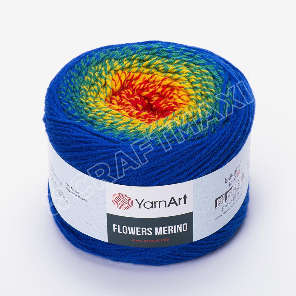 YARNART FLOWERS MERINO - EBRULİ EL ÖRGÜ İPİ EBRULİ - 535
