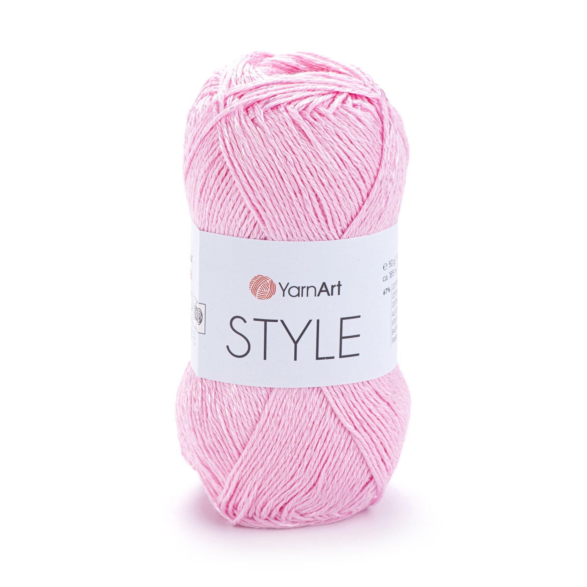 YARNART STYLE - PARLAK EL ÖRGÜ İPİ AÇIK PEMBE - 660