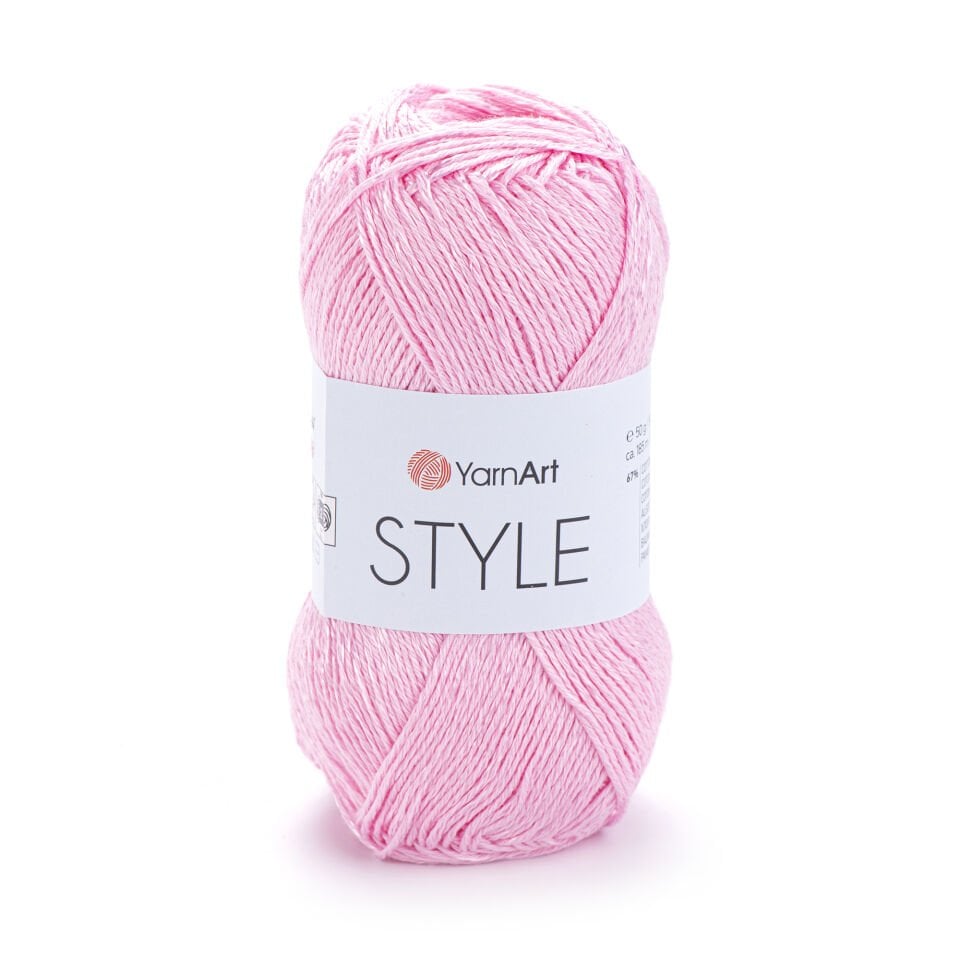 YARNART STYLE - PARLAK EL ÖRGÜ İPİ AÇIK PEMBE - 660