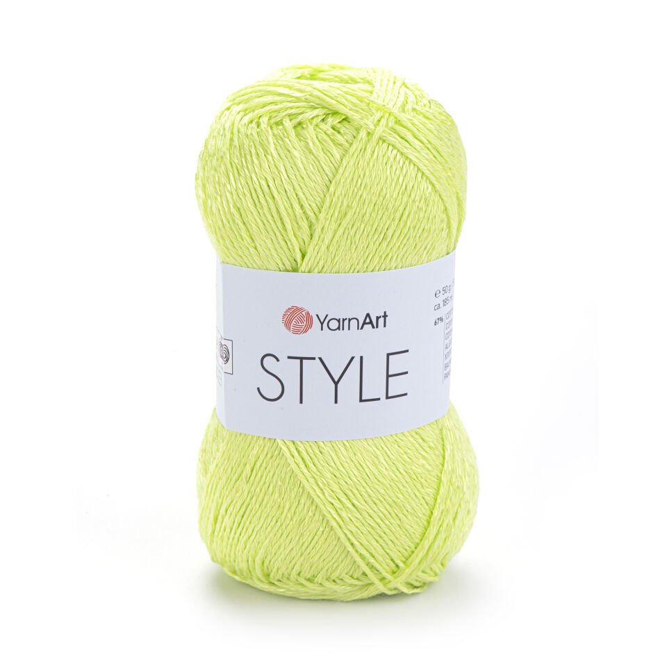 YARNART STYLE - PARLAK EL ÖRGÜ İPİ FISTIK YEŞİLİ - 662