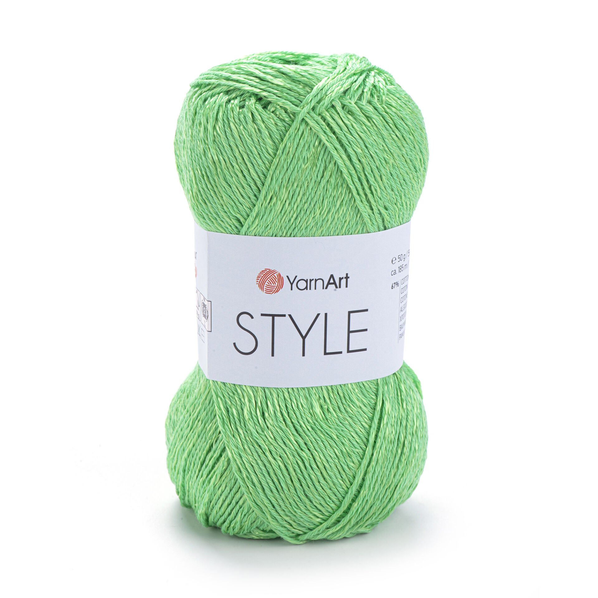 YARNART STYLE - PARLAK EL ÖRGÜ İPİ YEŞİL - 663