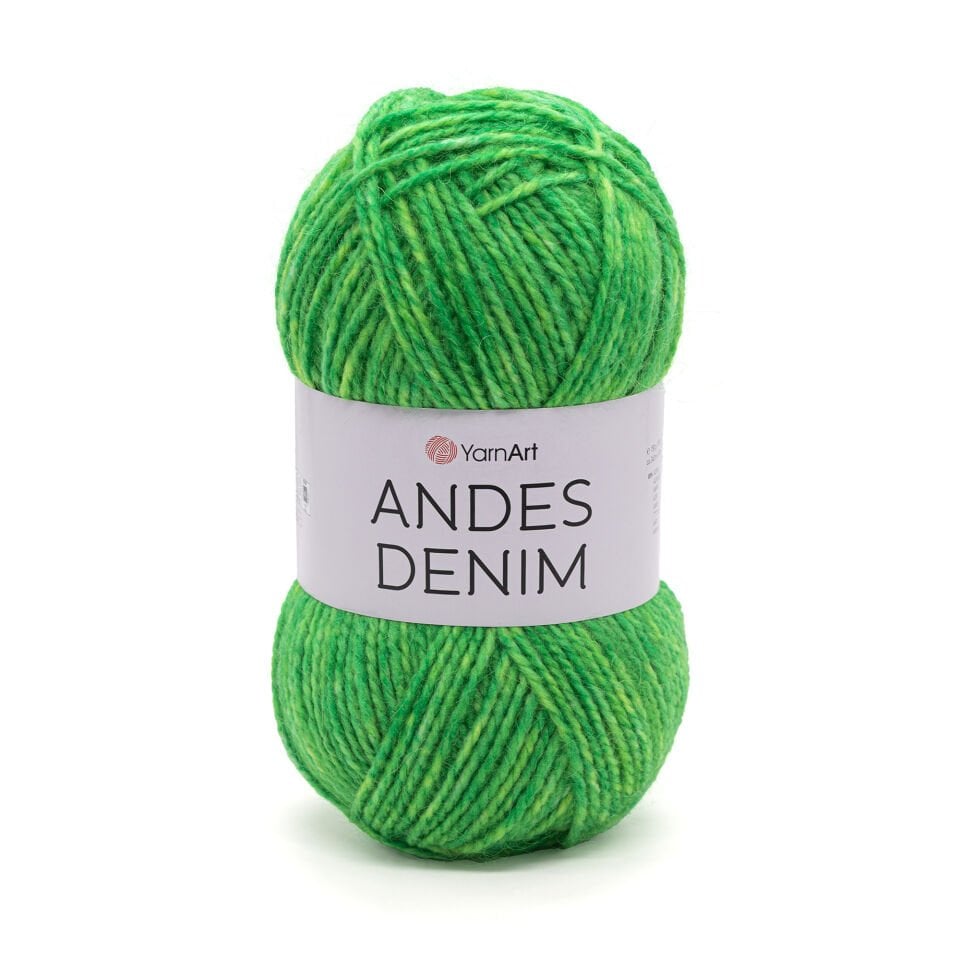 YARNART ANDES DENIM - ÖRGÜ İPİ YEŞİL - 5111