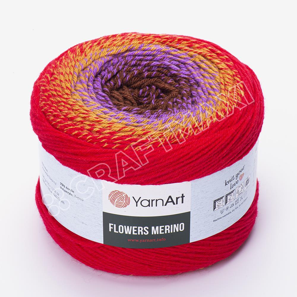 YARNART FLOWERS MERINO - EBRULİ EL ÖRGÜ İPİ EBRULİ - 541