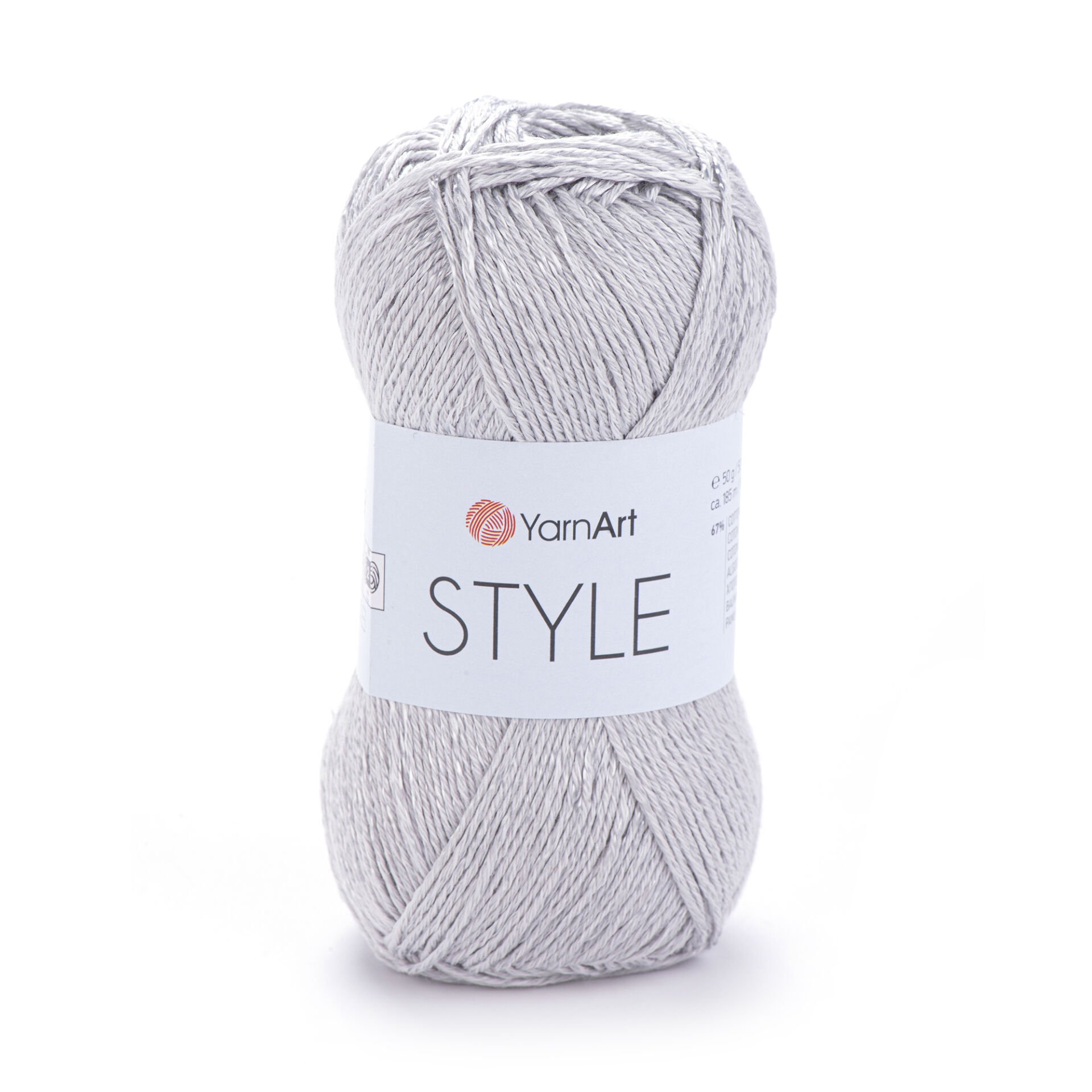 YARNART STYLE - PARLAK EL ÖRGÜ İPİ AÇIK GRİ - 666