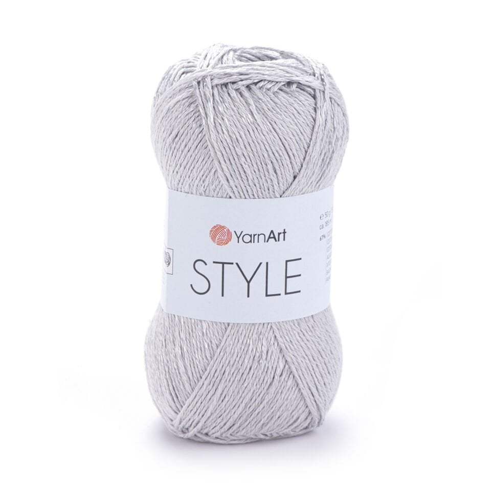 YARNART STYLE - PARLAK EL ÖRGÜ İPİ AÇIK GRİ - 666